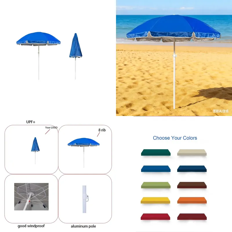 Outdoor Furniture Plus - مظلة حديقة بتصميم كلاسيكي، حماية من