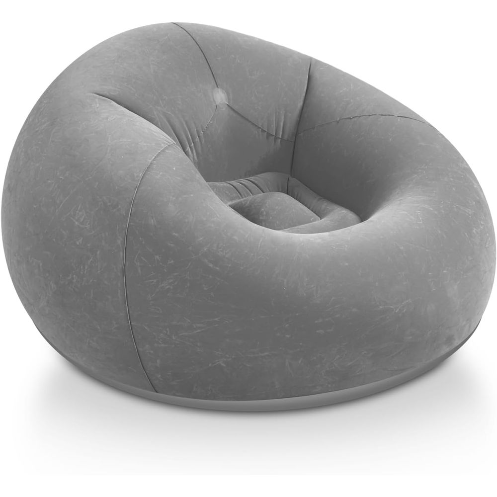 Outdoor Furniture Grey - كراسي بين باج قابلة للنفخ، أريكة