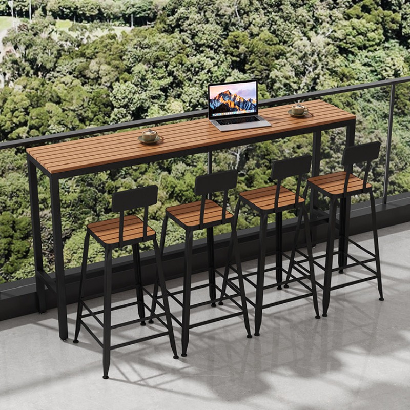Outdoor Furniture Cafe - طاولة بار خارجية حديثة مقاومة للعوامل