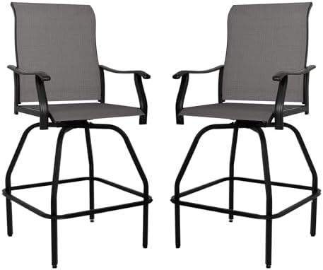 Outdoor Furniture Grey - طقم بار للفناء الخارجي مكون من