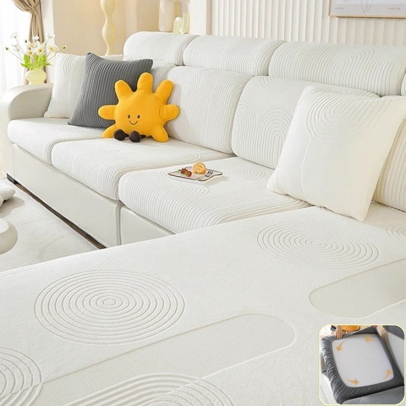 Outdoor Furniture Plus - غطاء وسادة أريكة مرن من الجاكار