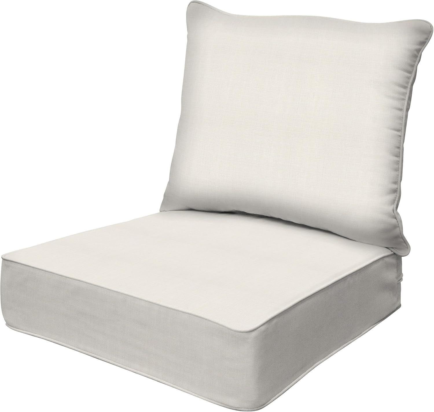 Outdoor Furniture With Covers - أثاث خارجي للفناء، بلون عظمي صلب،