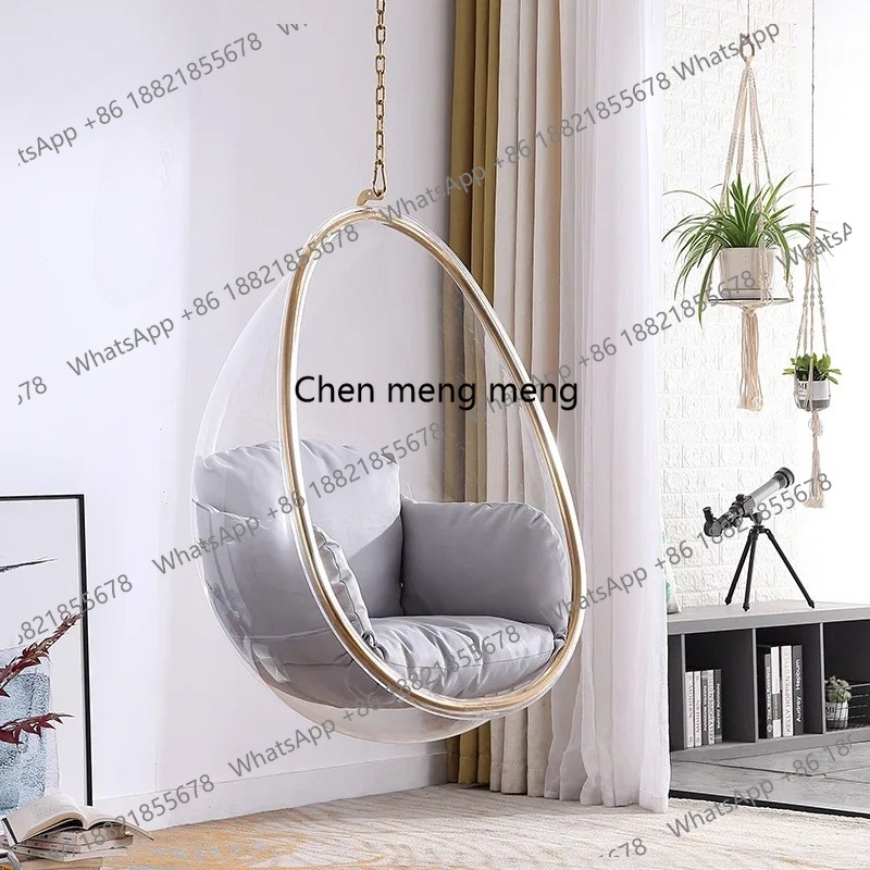 Outdoor Furniture Egg Chair - كرسي أرجوحة نورديك للشرفة والاسترخاء على
