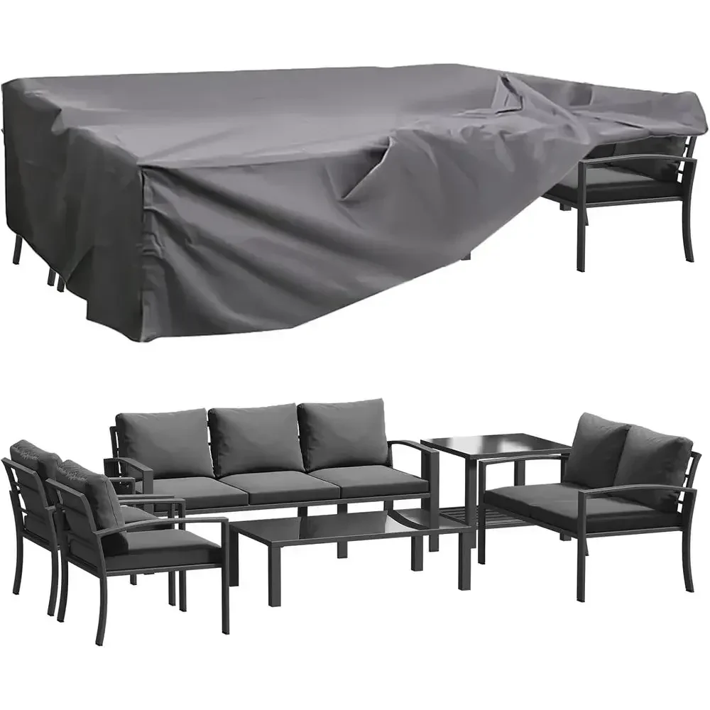 Outdoor Furniture Grey - طقم أثاث خارجي مكون من 6