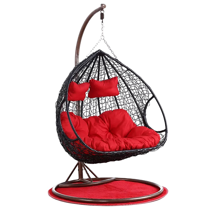 Outdoor Furniture Egg Chair - البيض على شكل الروطان الخوص التخييم