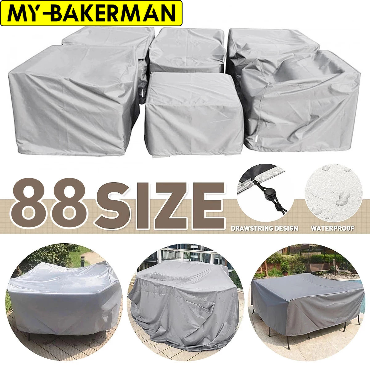 Outdoor Furniture Plans - أغطية أثاث الفناء مقاومة للماء، غطاء