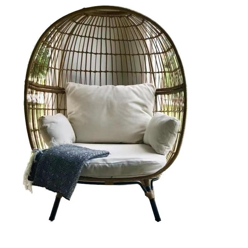 Outdoor Furniture Egg Chair - كرسي بيضاوي الشكل من الخيزران عالي