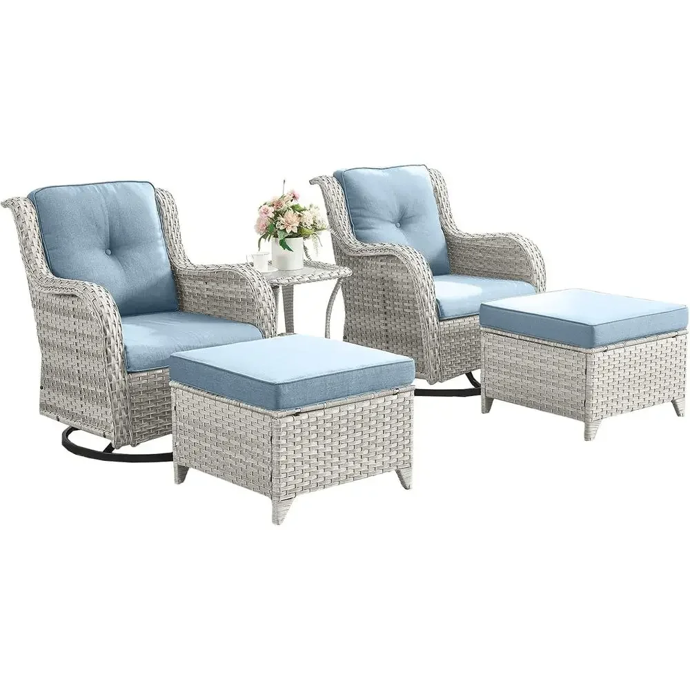 طقم أثاث خارجي مكون من 5 قطع م - مراجعة Outdoor Furniture Grey وسعره