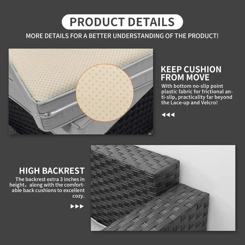 طقم أثاث خارجي مكون من 7 قطع م - مراجعة Outdoor Furniture Grey وسعره