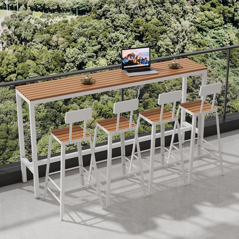 طاولة بار خارجية حديثة مقاومة  - مراجعة Outdoor Furniture Cafe وسعره