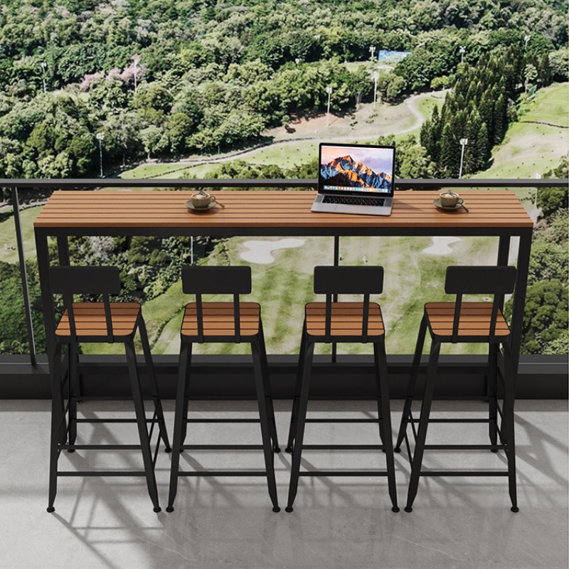 طاولة بار خارجية حديثة مقاومة  - مراجعة Outdoor Furniture Cafe وسعره