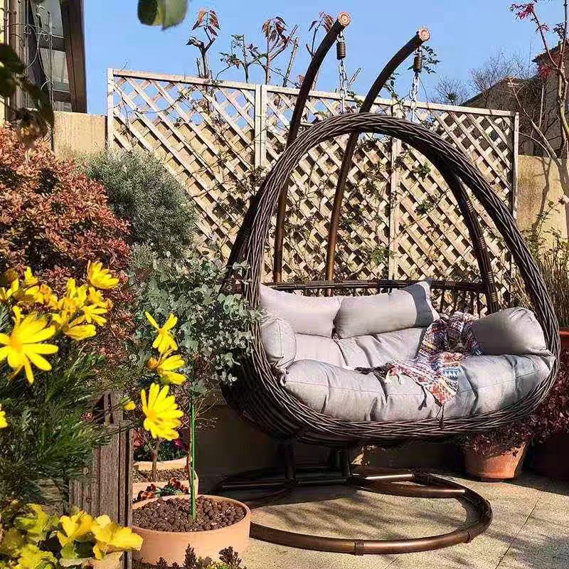 كرسي سلة المنزل الحديث أثاث ال - مراجعة Outdoor Furniture Egg Chair وسعره