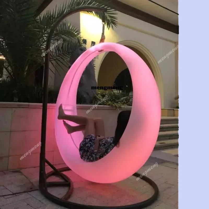 إضاءة LED خارجية، أثاث خارجي ب - مراجعة Outdoor Furniture Egg Chair وسعره