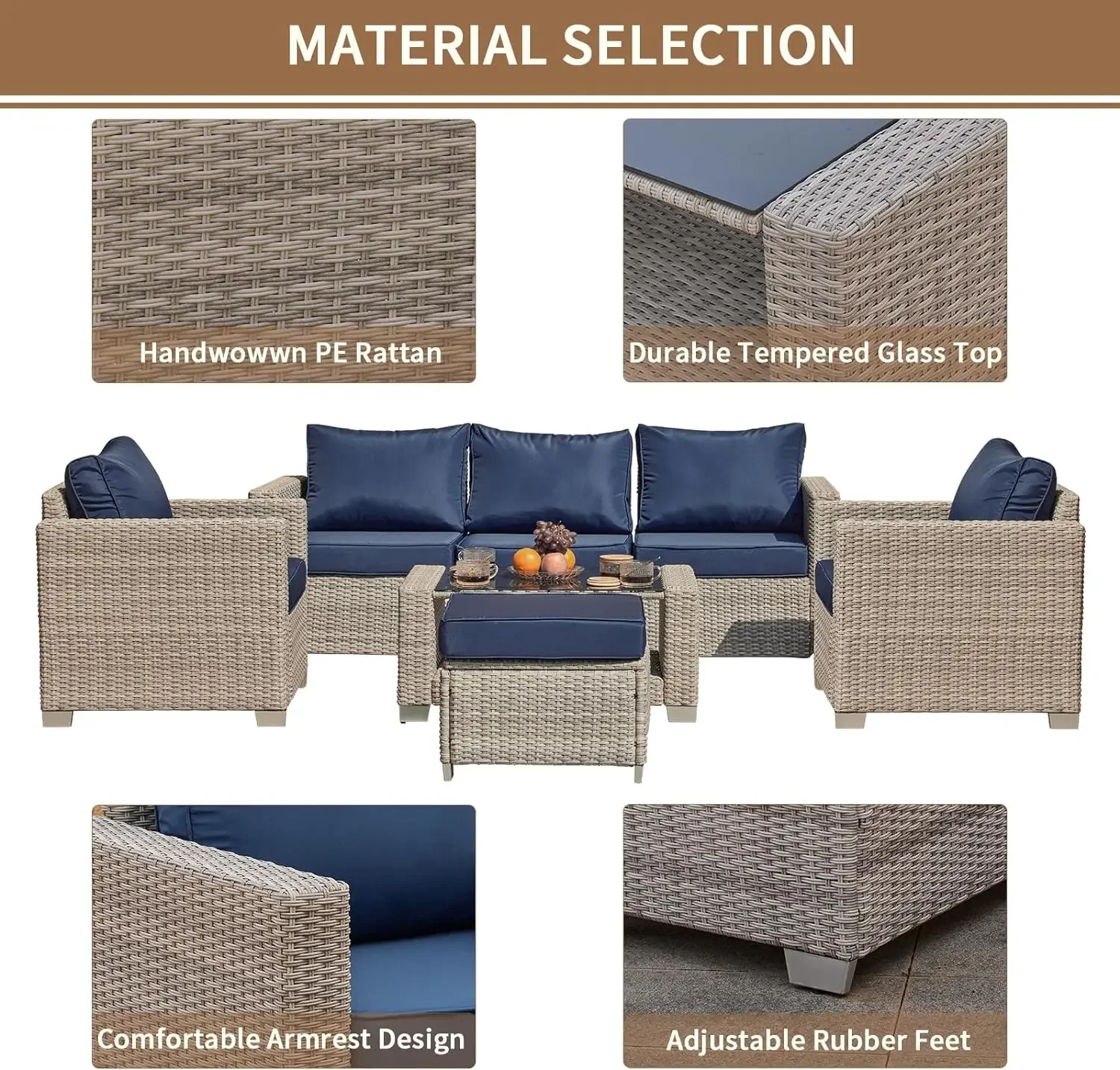 أطقم أثاث الفناء الخارجي المكو - مراجعة Outdoor Furniture Grey وسعره