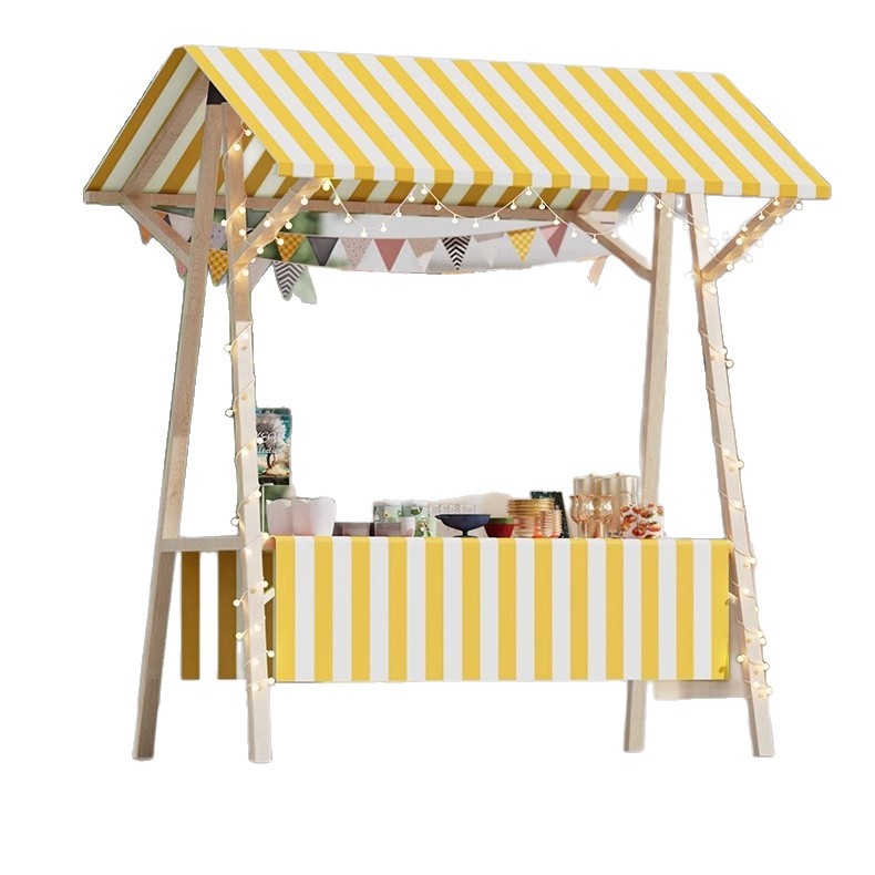 حامل عرض كشك السوق الخشبي المح - مراجعة Outdoor Furniture Vendors وسعره