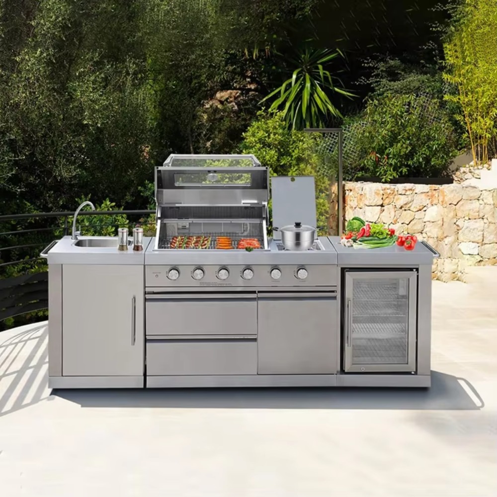 مطبخ خارجي مع غطاء مقاوم للطقس - مراجعة Outdoor Furniture Paint وسعره
