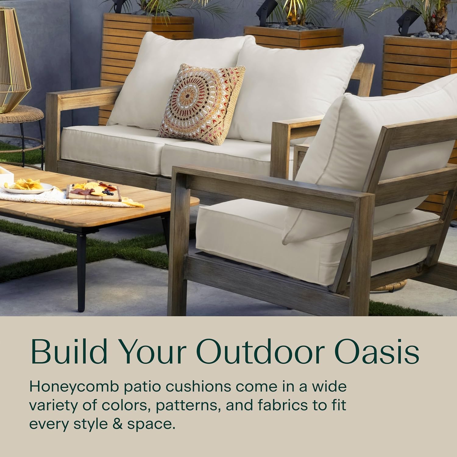 أثاث خارجي للفناء، بلون عظمي ص - مراجعة Outdoor Furniture With Covers وسعره