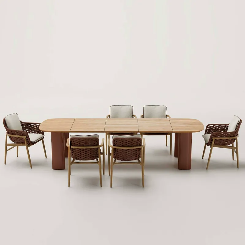 طقم طاولة وكراسي طعام خارجية م - مراجعة Outdoor Furniture Cafe وسعره