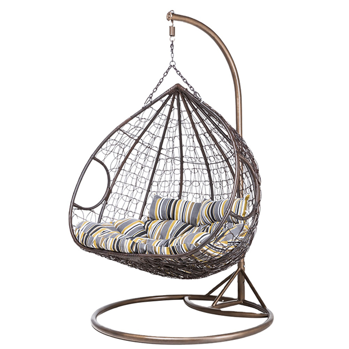 البيض على شكل الروطان الخوص ال - مراجعة Outdoor Furniture Egg Chair وسعره