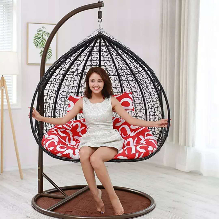 البيض على شكل الروطان الخوص ال - مراجعة Outdoor Furniture Egg Chair وسعره