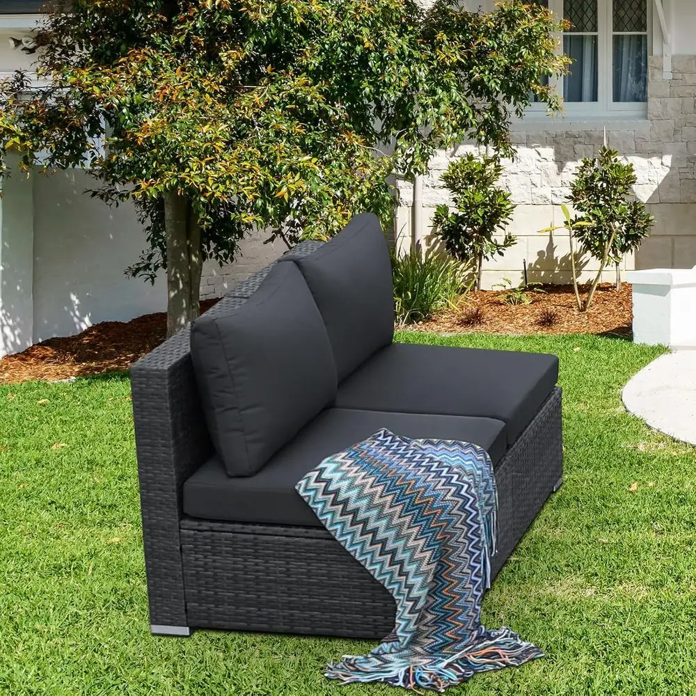 طقم أثاث فناء من الروطان مكون  - مراجعة Outdoor Furniture Grey وسعره