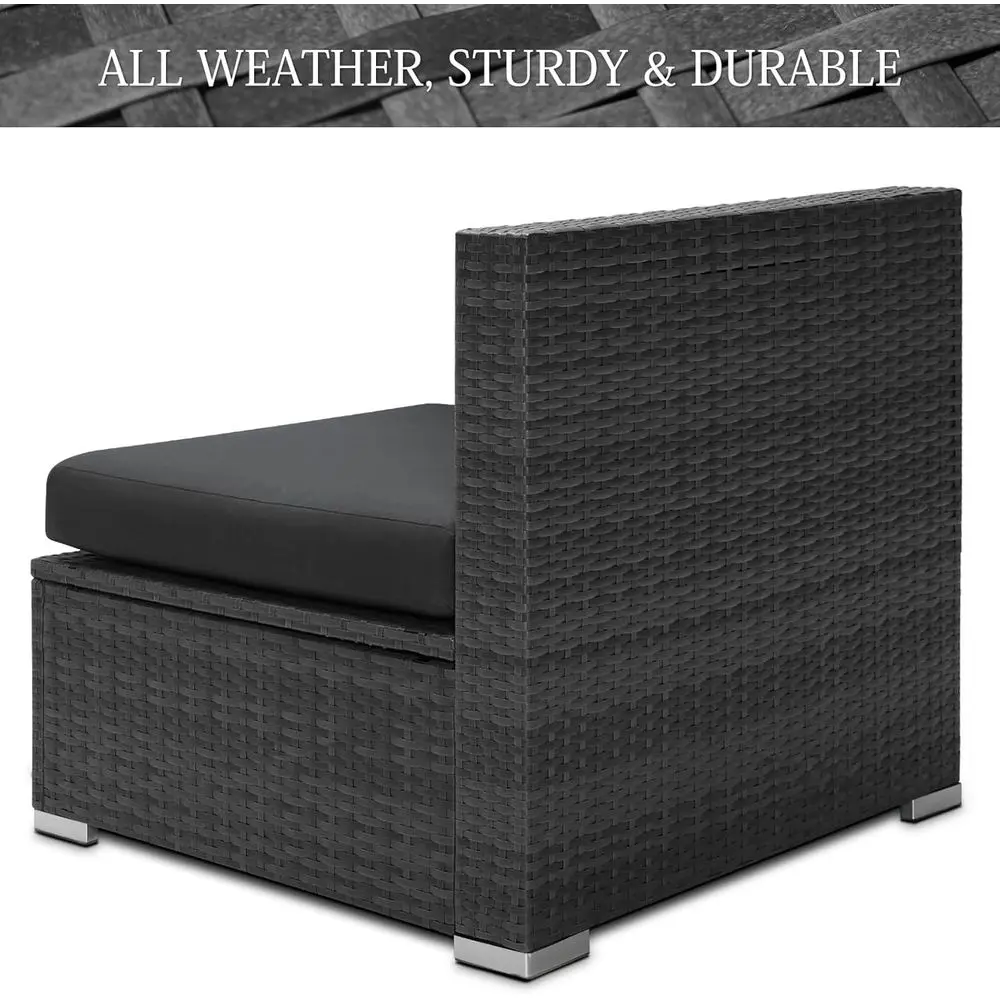 طقم أثاث فناء من الروطان مكون  - مراجعة Outdoor Furniture Grey وسعره