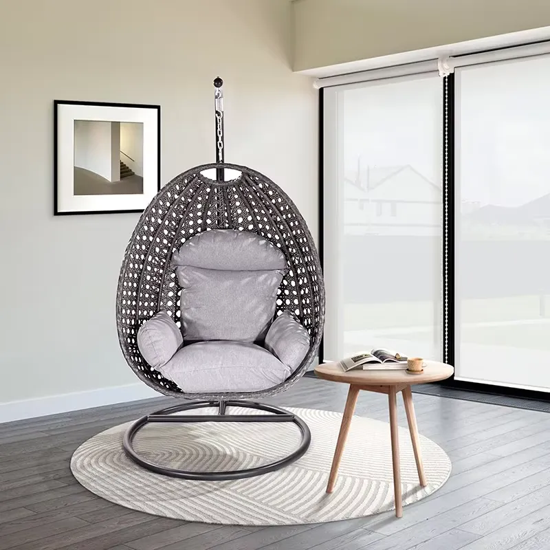 كرسي أرجوحة فاخر وعصري للحدائق - مراجعة Outdoor Furniture Egg Chair وسعره