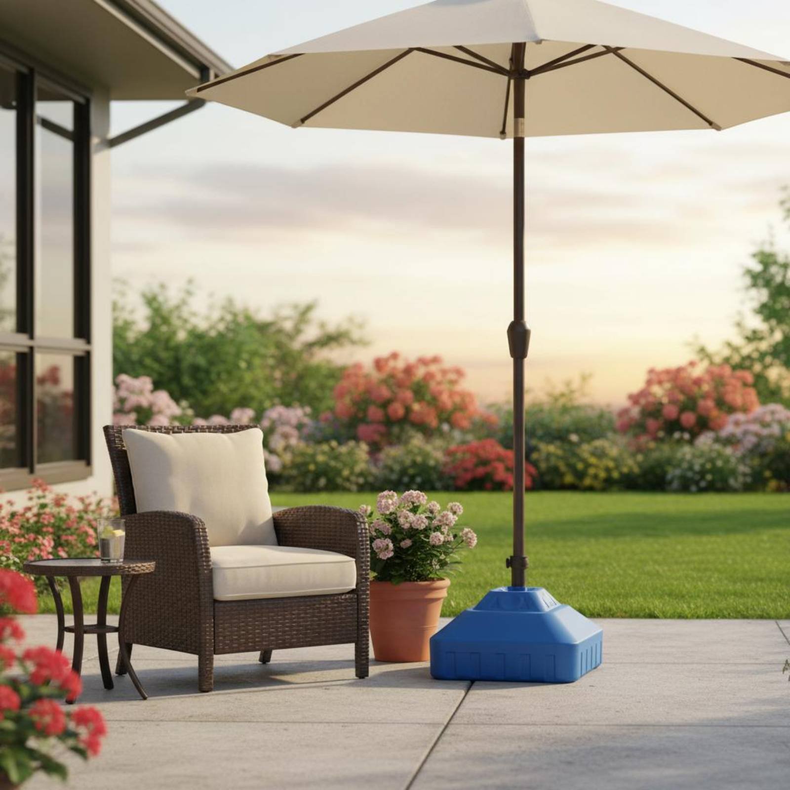 قاعدة مظلة قابلة للملء بالماء، - مراجعة Outdoor Furniture Vendors وسعره